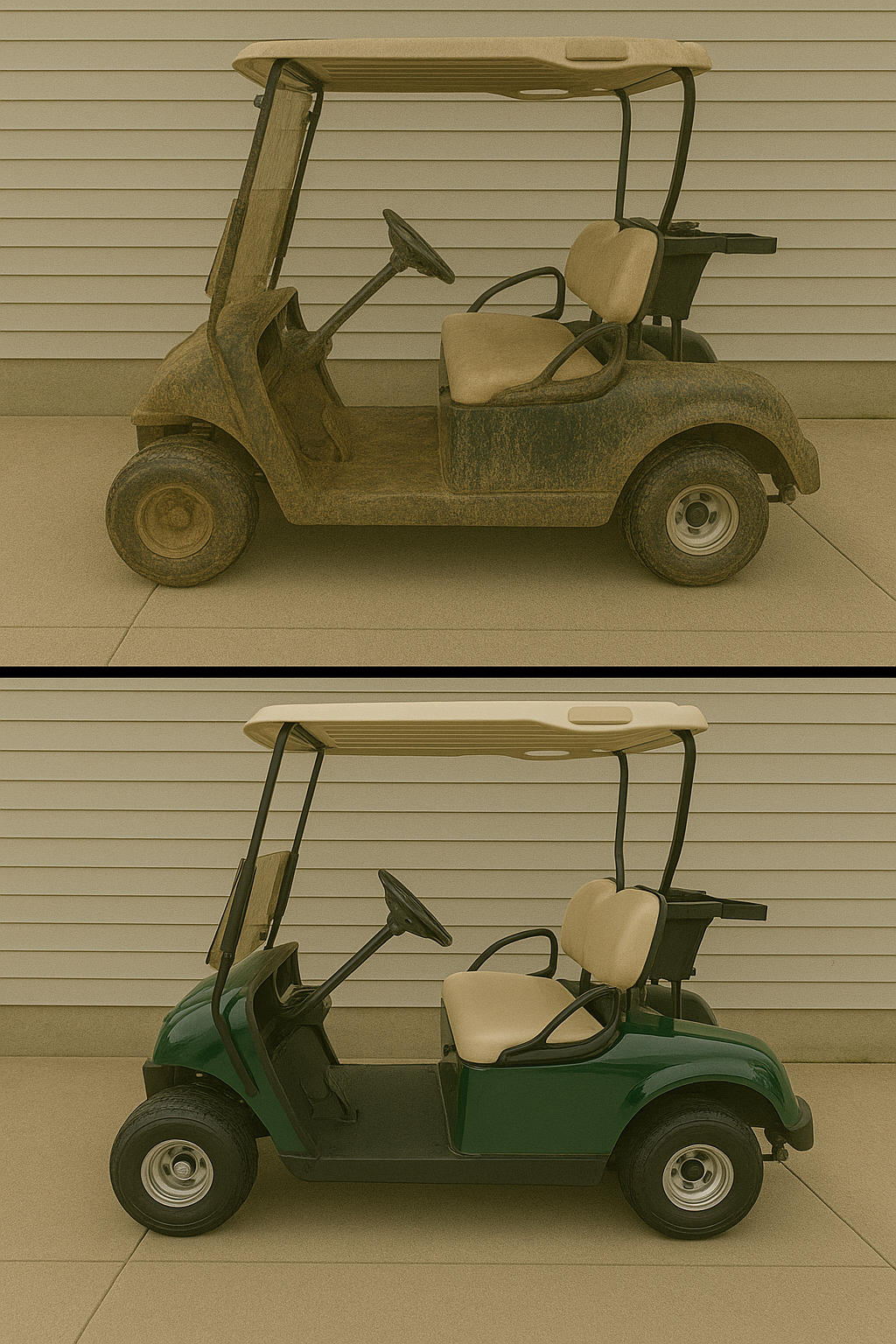GolfCart Before/After
